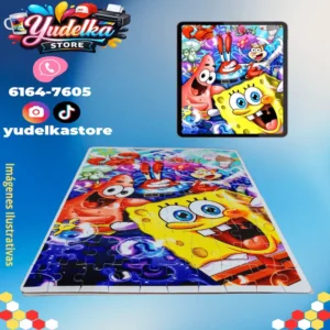 Rompecabezas Personalizado 100 Piezas – Bob Esponja y sus amigos