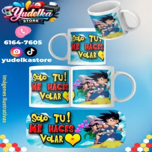 Taza 11Onz Goku nube voladora