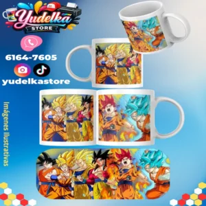 Taza 11Onz Personajes Dragon Ball 1