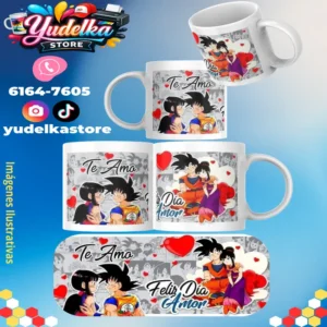 Taza 11Onz Goku con Milk 2
