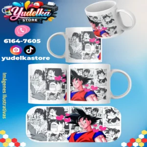 Taza 11Onz Goku con Milk